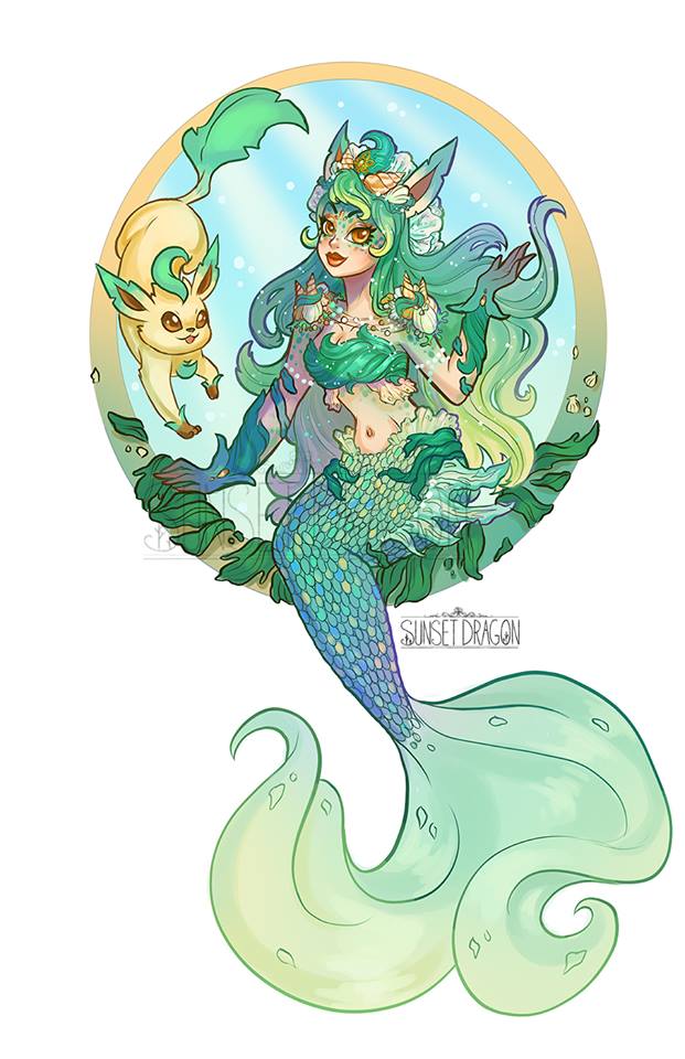 Eevee x Mermaids Fan Art