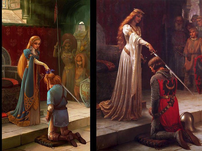 Classic Paintings Reimagined for Geek Fandoms