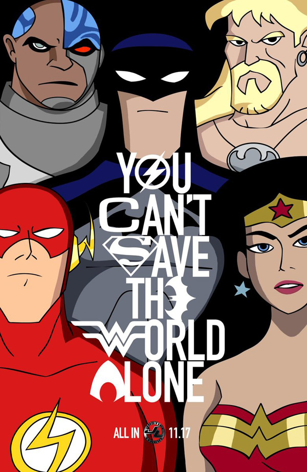 DC Photos and Movie Posters in DCAU Style