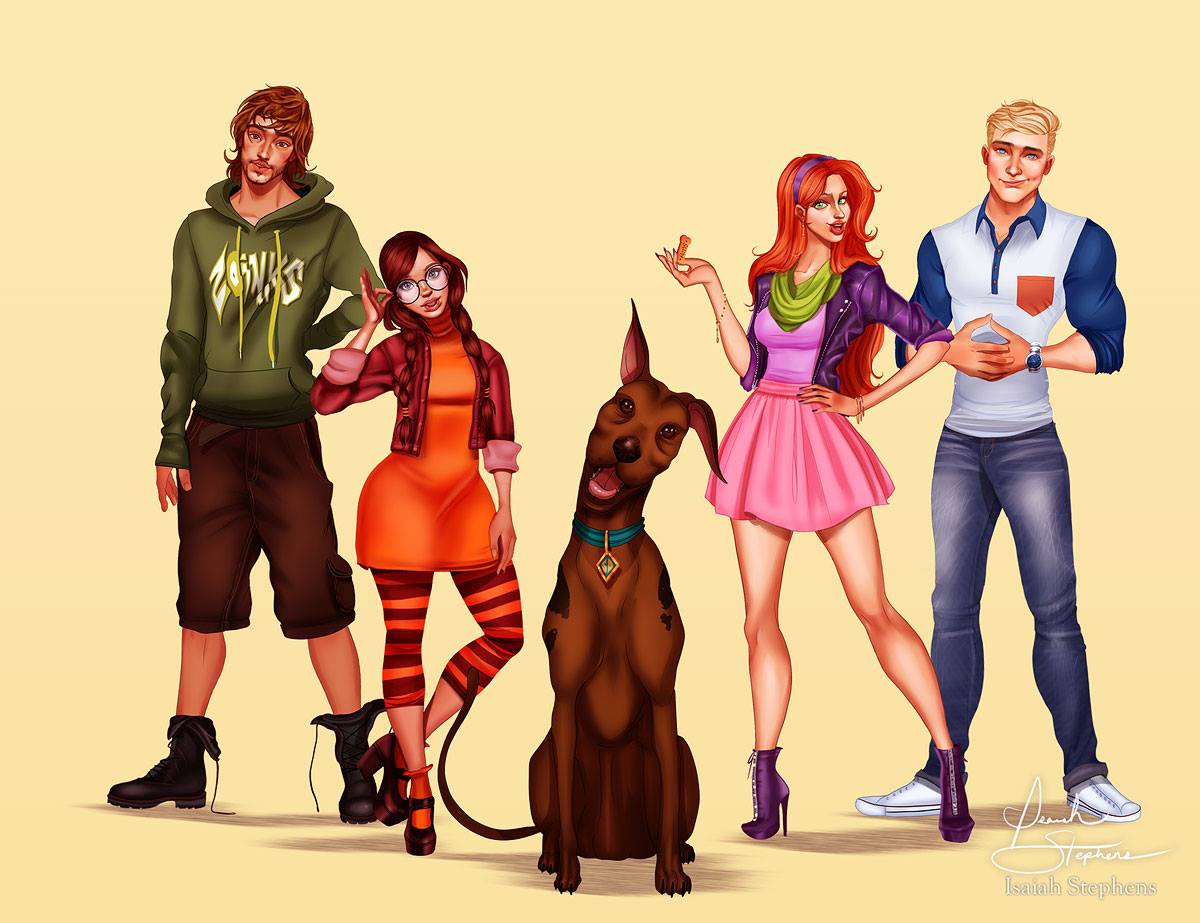 Modern Scooby-Doo Character Designs