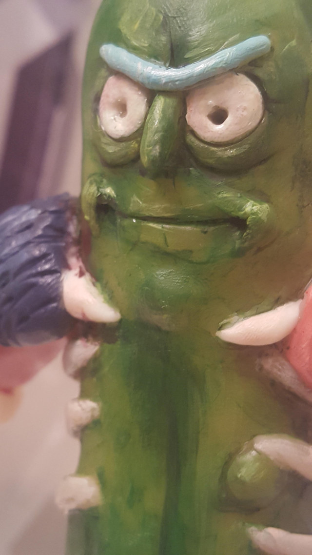 Couple Made a Life-Size Pickle Rick from Rick and Morty