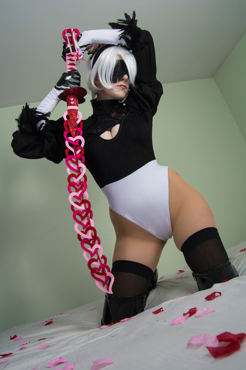 2B from NieR: Automata Valentines Day Cosplay