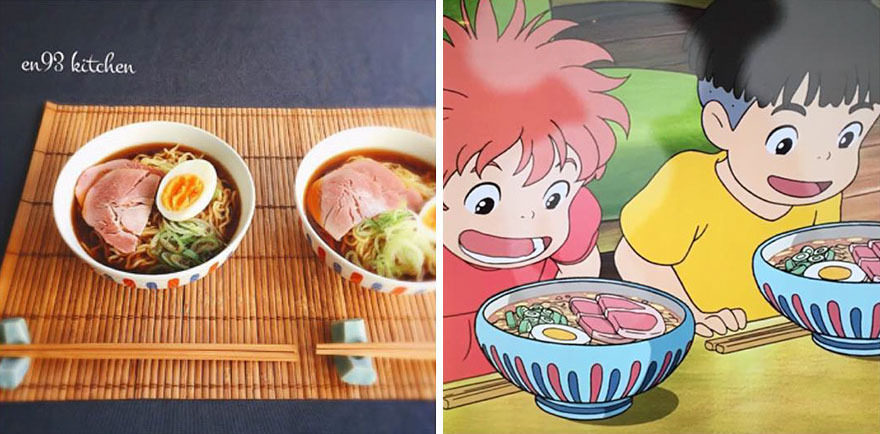 Food from Miyazaki Anime Films In Real Life