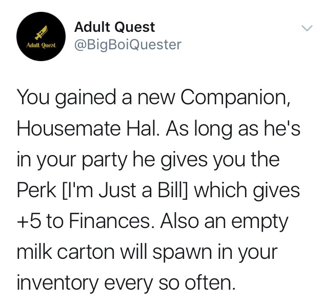 Adult Quest: An RPG of Adulthood