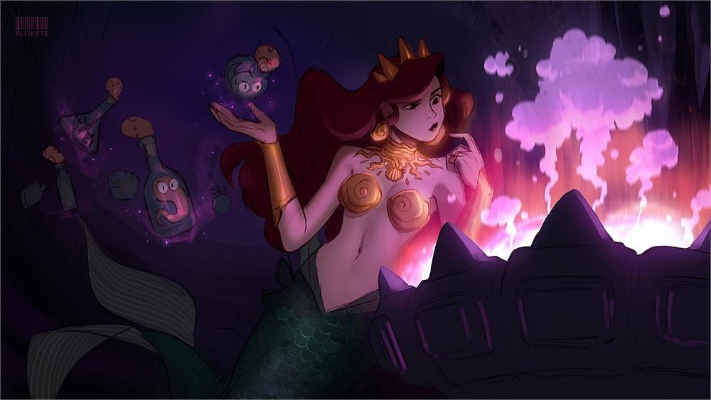 If Ariel Was Evil Fan Art