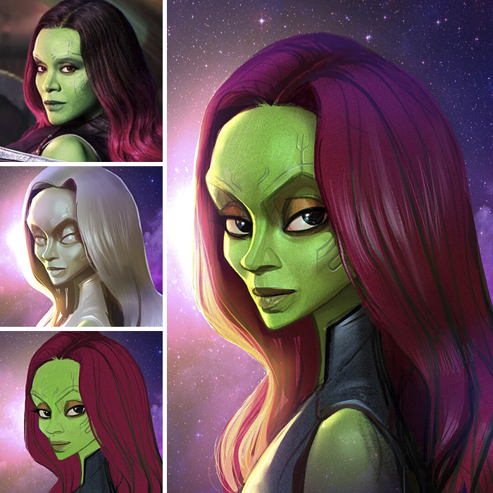 Marvel Character Caricatures