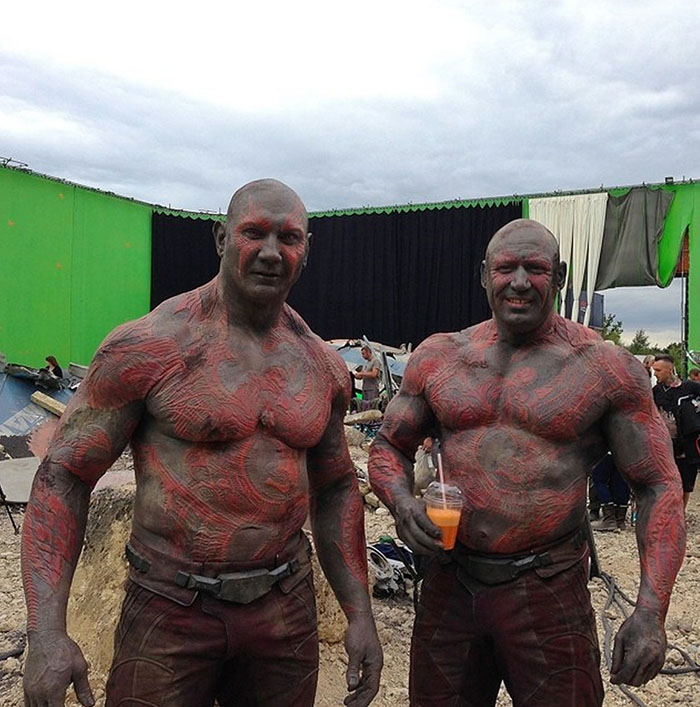 Avengers With Their Stunt Doubles