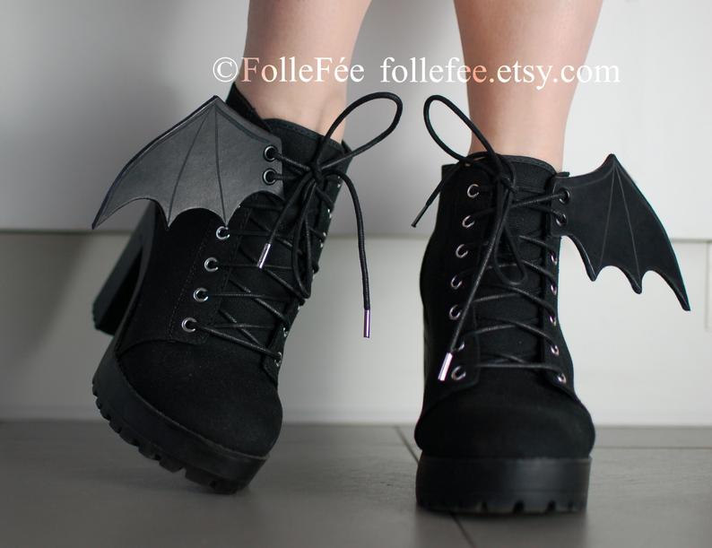Bat Wings Shoe Accessory