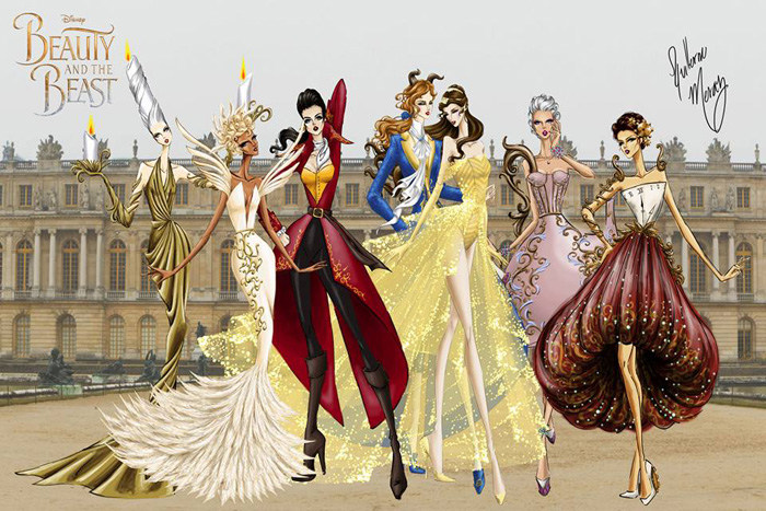 Beauty and the Beast Fashion Designs