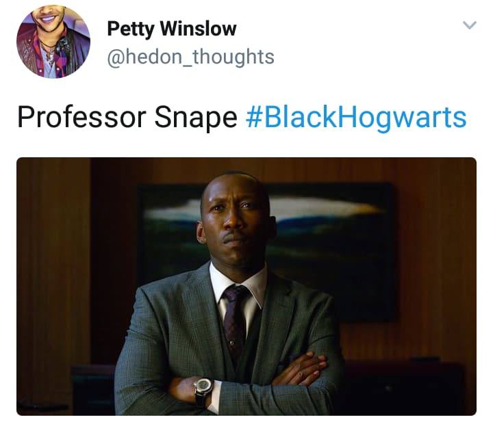 Black Hogwarts -Harry Potter Fan Casting