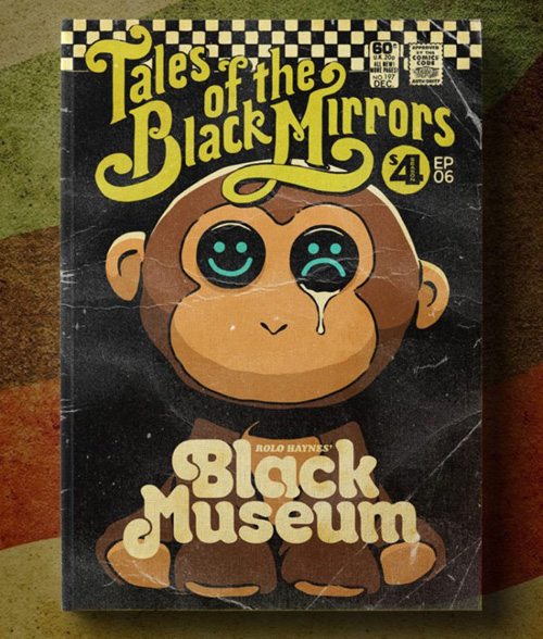 Black Mirror Season 4 as Pulp Comic Book Covers