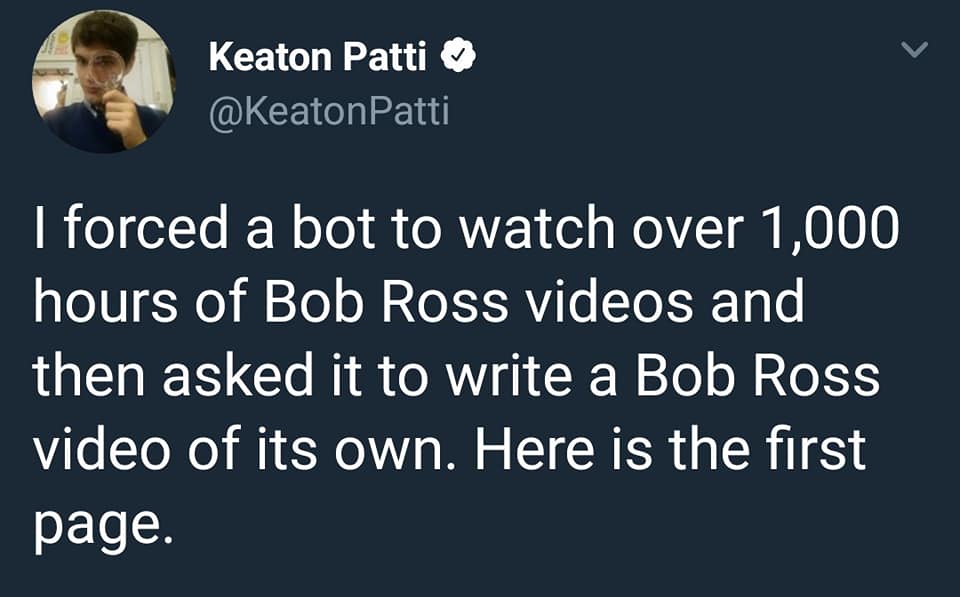 Bot Writes a Bob Ross Video