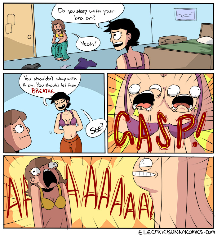 Boob Breath Comic