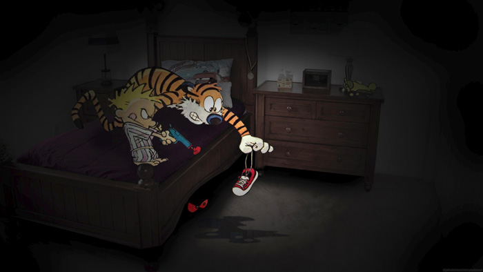 Calvin and Hobbes in Real Life
