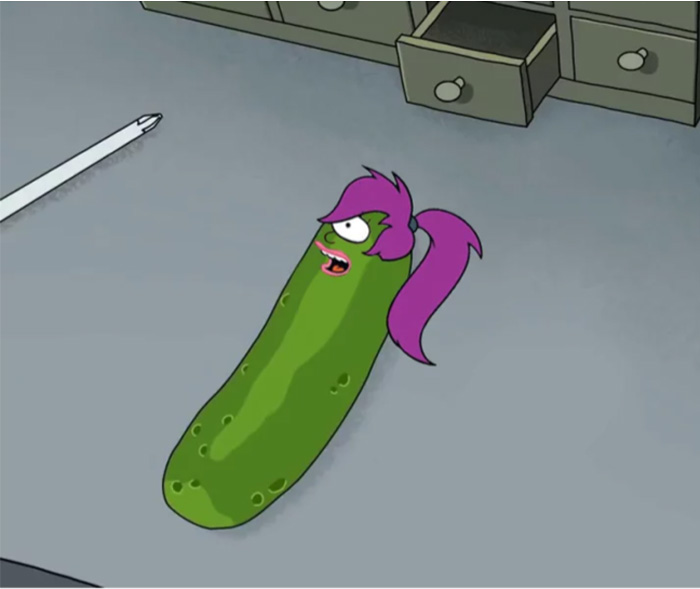 Iconic Cartoon Characters Reimagined as Pickles