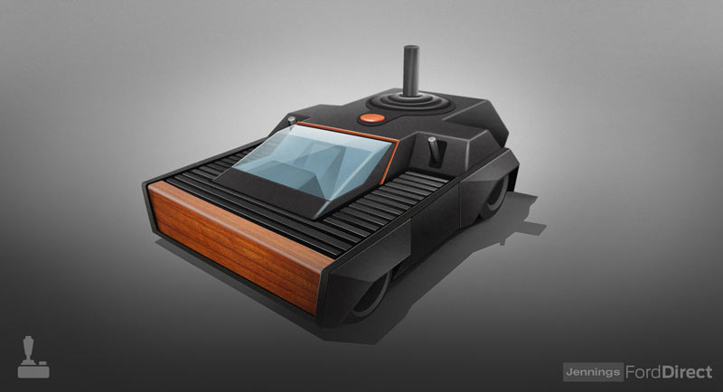 8 Classic Game Consoles Redesigned as Cars