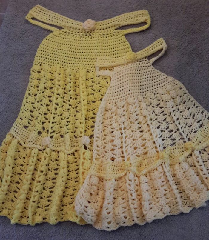 Crocheted Princess Dress Blankets