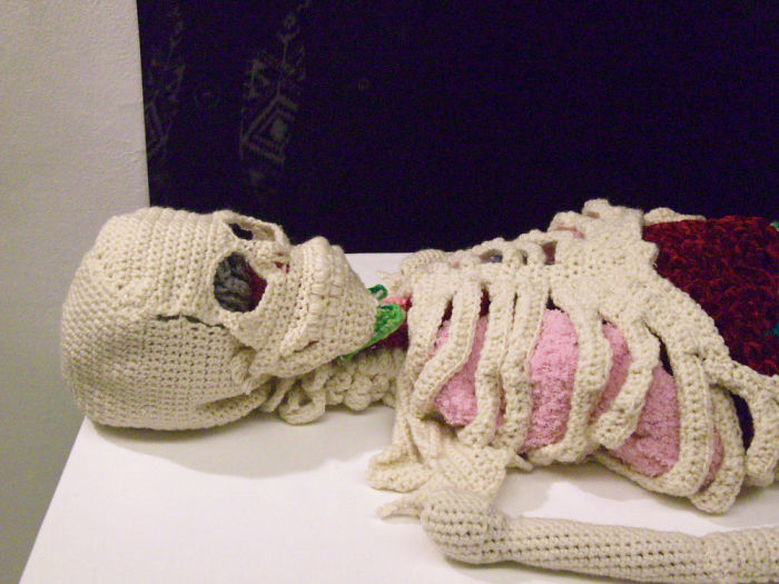Life-Size Crochet Skeleton