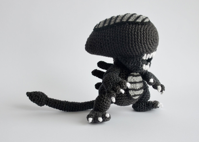 Crocheted Xenomorph Alien