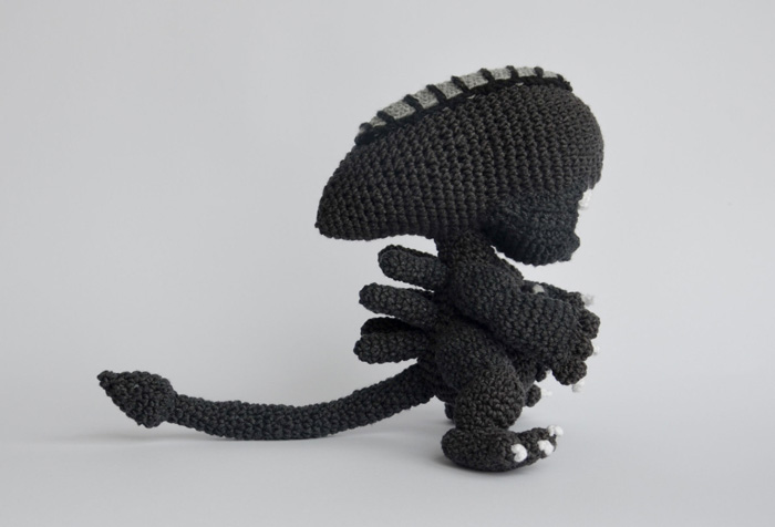 Crocheted Xenomorph Alien