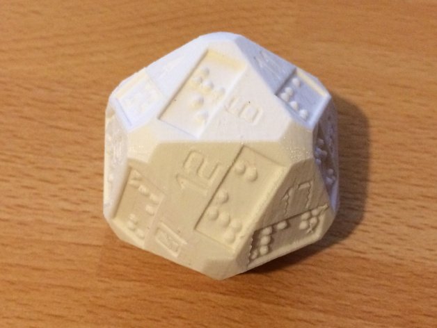 Braille d20 for the Visually Impaired