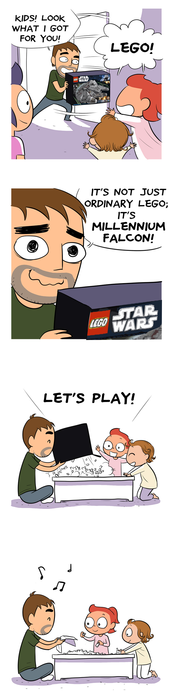 When Dad Buys Toys - Comic