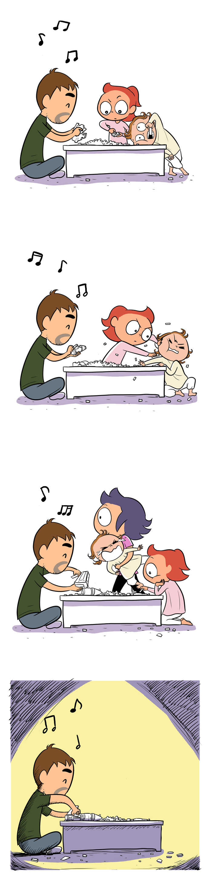 When Dad Buys Toys - Comic
