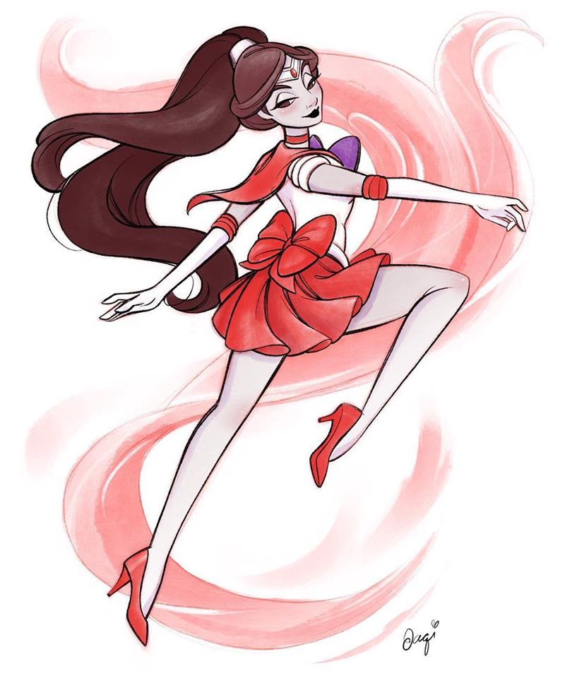 Disney Princesses as Sailor Scouts from Sailor Moon