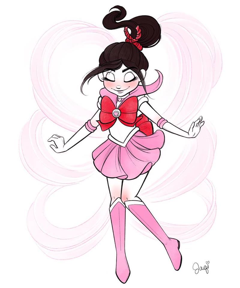 Disney Princesses as Sailor Scouts from Sailor Moon