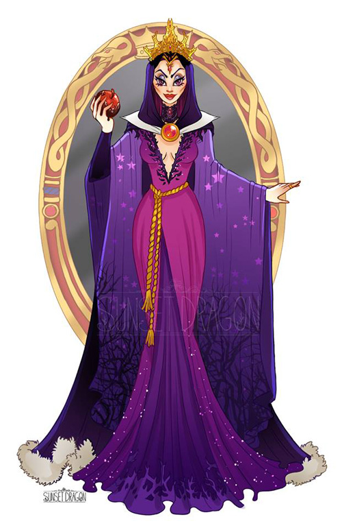 Disney Villain Gown Designs