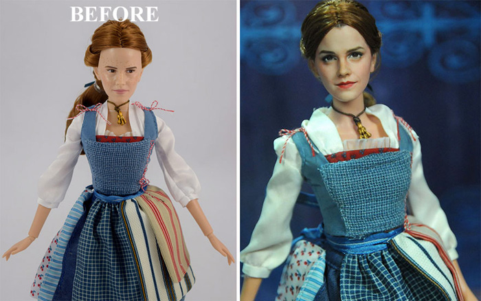 Artist Repaints Mass-Produced Dolls to Look Realistic