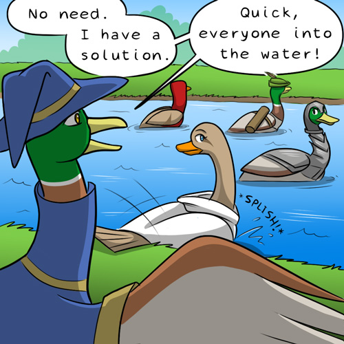 Magical Duckventures - Behind the Gif Comic