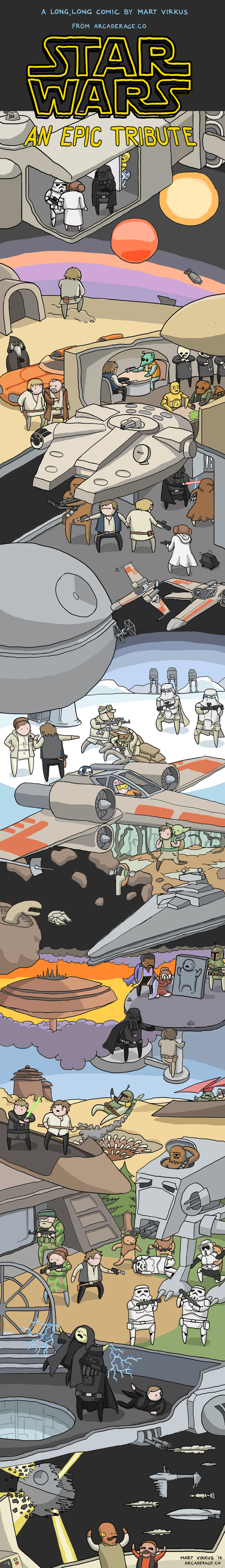 The Entire Star Wars Original Trilogy in One Big Comic