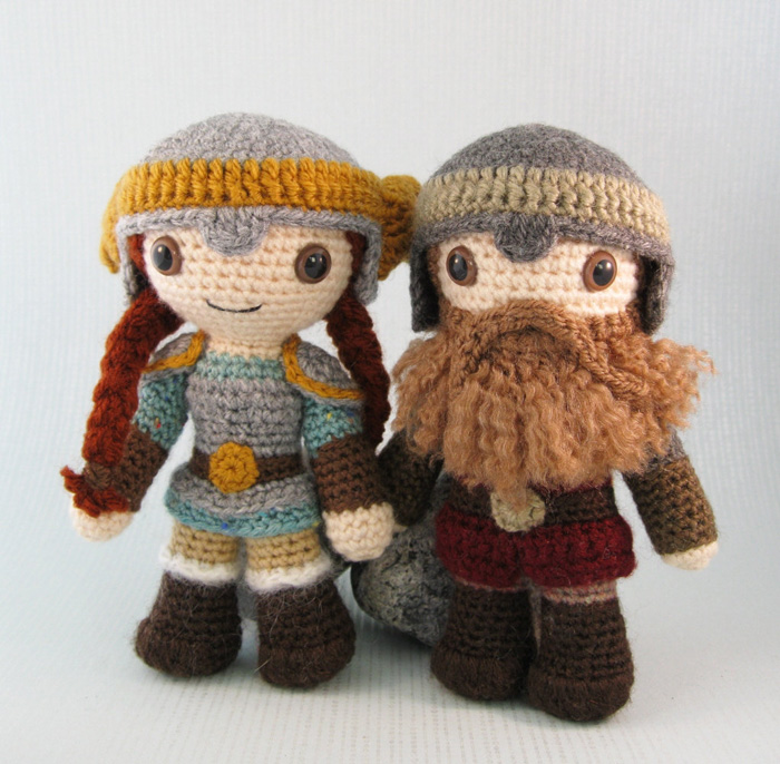 Dwarf Halfling & Elf Fantasy Crochet Patterns