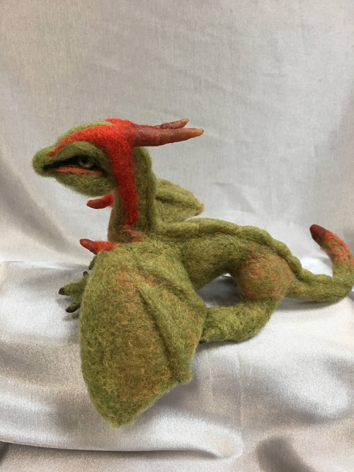Needle Felted Dragons