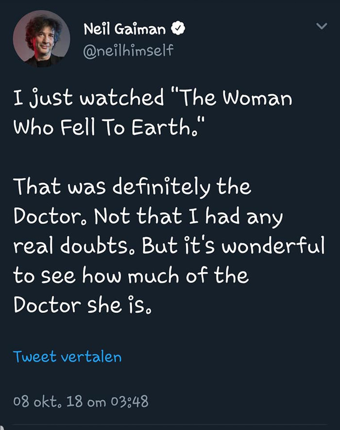 Guy Calls Neil Gaiman Fake Doctor Who Fan