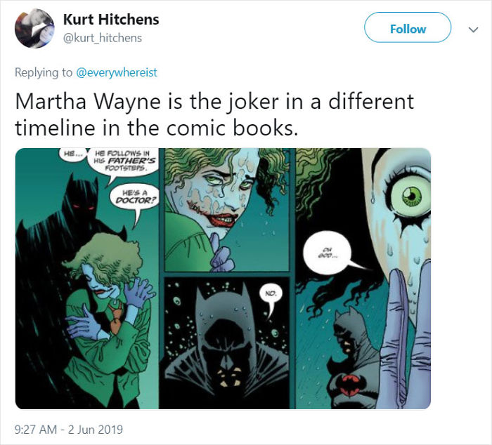 Womans Twitter Thread About a Female Joker Gets Trolled By Dudes