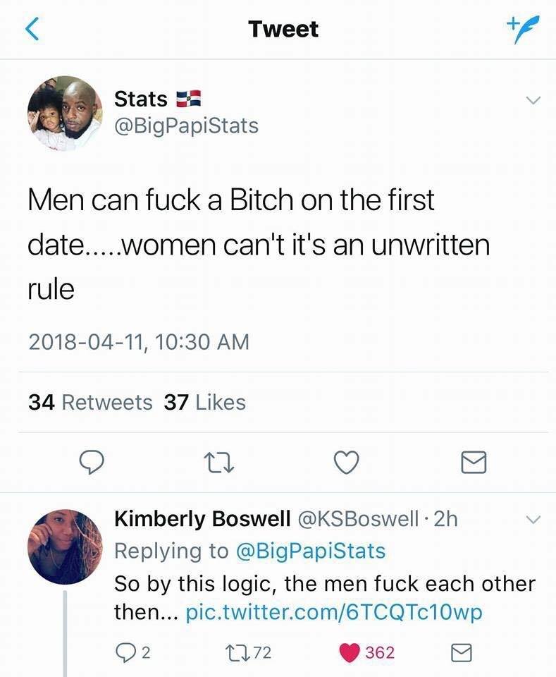Guy Thinks Only Men Can Have Sex on the First Date