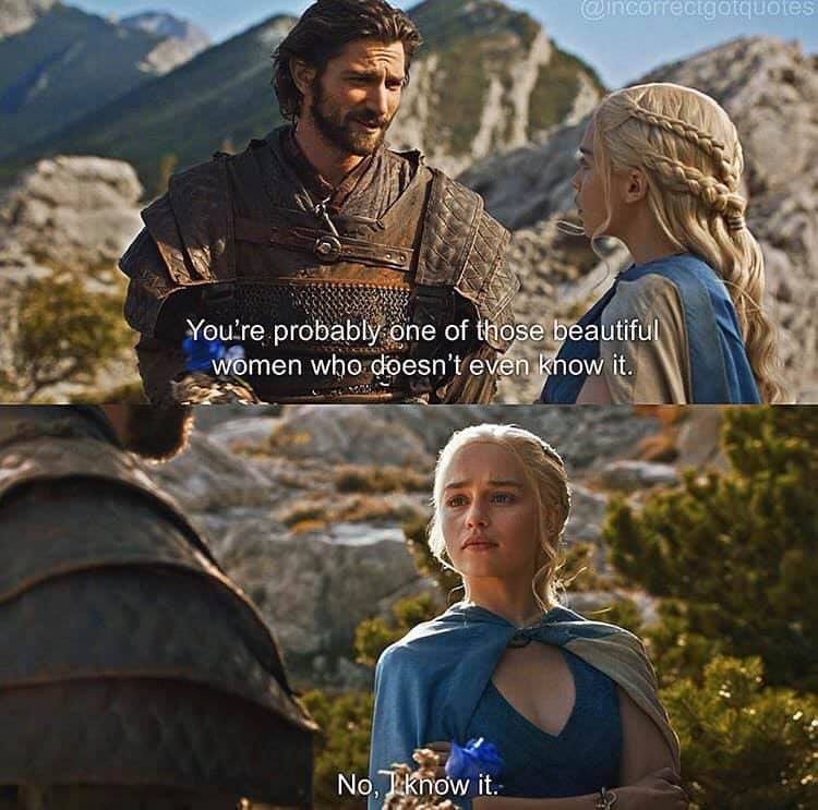 Incorrect Game of Thrones Quotes