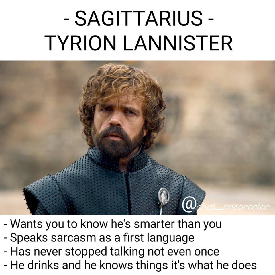 Game of Thrones Zodiac Signs
