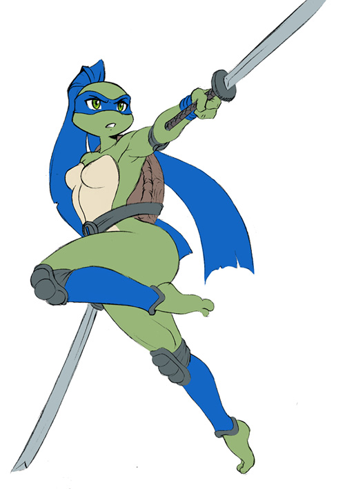 Genderbent Teenage Mutant Ninja Turtles Fan Art