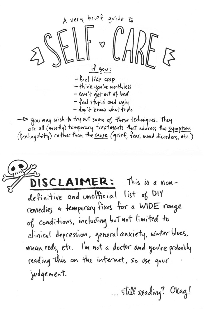 A Very Brief Guide to Self Care