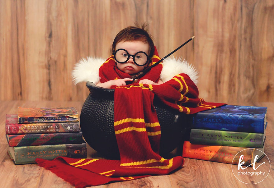 Harry Potter Baby Photoshoot