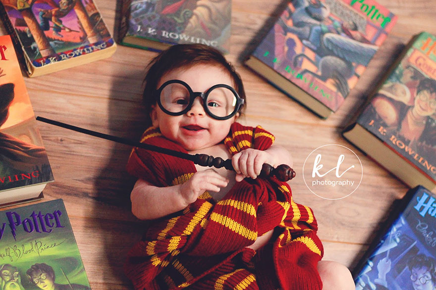 Harry Potter Baby Photoshoot