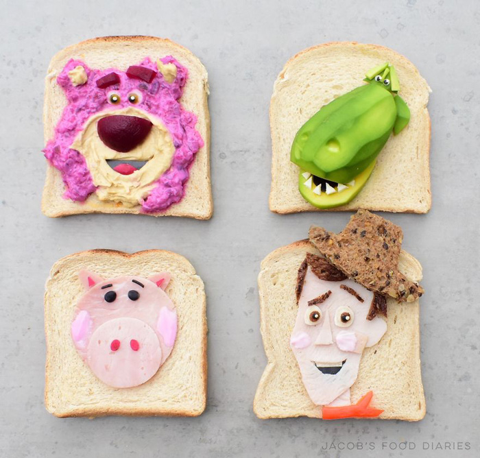 Healthy Food Made Into Geek Characters