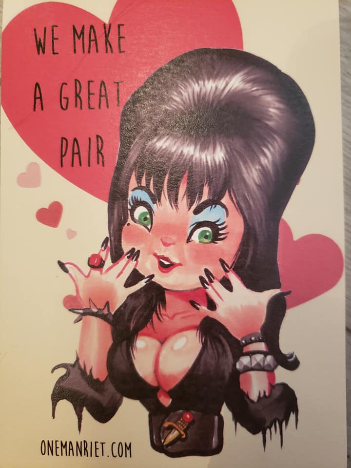 Horror Ladies Valentines Day Cards