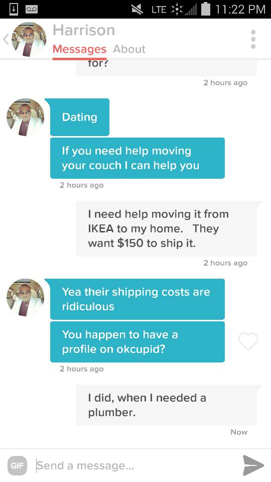Girl Goes On Tinder To Get Ikea Furniture