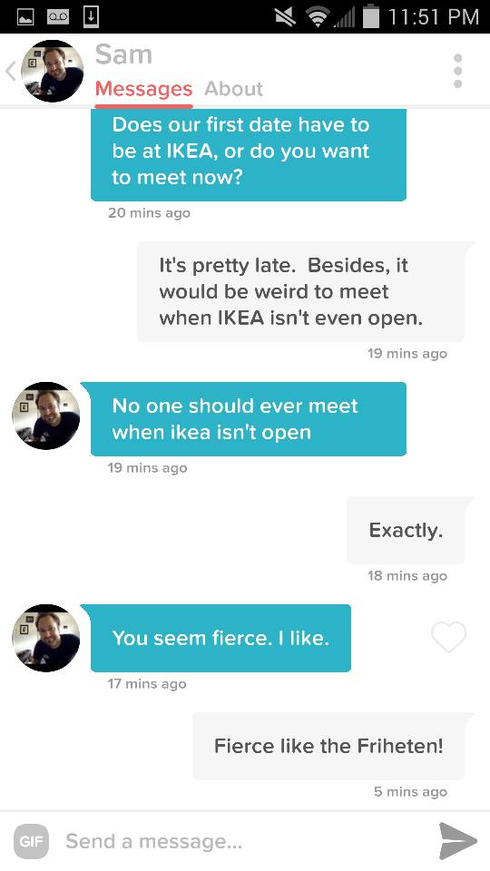 Girl Goes on Tinder to Get IKEA Furniture