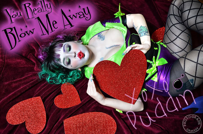 Joker Valentines Day Pinup