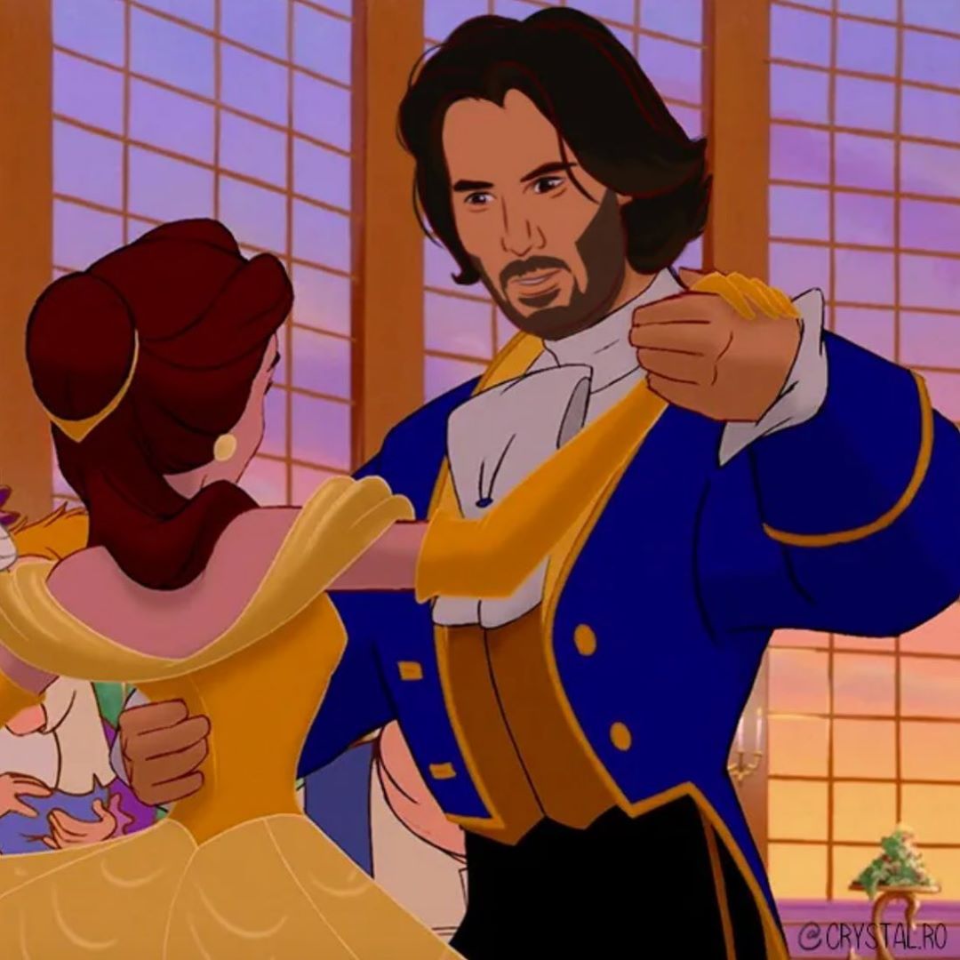 Keanu Reeves as Disney Princes